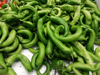 fresh and organic hot peppers