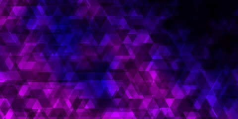 Light Purple, Pink vector background with lines, triangles.