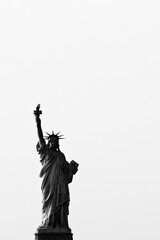 Fototapeta premium statue of liberty isolated