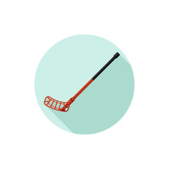 Flat design Floorball Stick