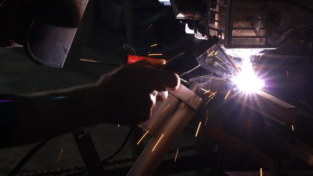 voltaic arc welding workshop work