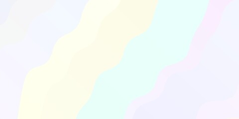 Light Purple vector template with curved lines. Illustration in halftone style with gradient curves. Design for your business promotion.