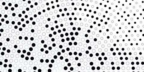 Dark Purple vector background with spots. Glitter abstract illustration with colorful drops. Design for your commercials.