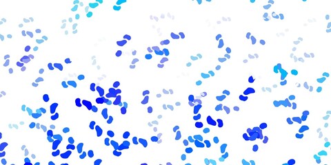 Light blue vector pattern with abstract shapes.