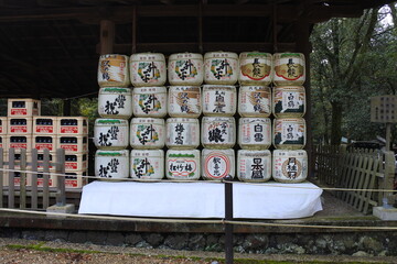 sake in temple