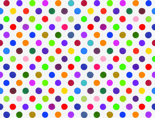 Set of round colorful vector shapes. Abstract vector banner. Design elements. Colorful circles background in oil painting style. Abstract logo on white background.