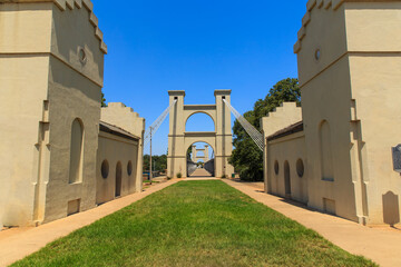 The Waco Texas suspension Bridge built in 1870 is a landmark and tourist attraction in Waco. It...
