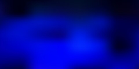 Dark blue, green vector abstract blur pattern.