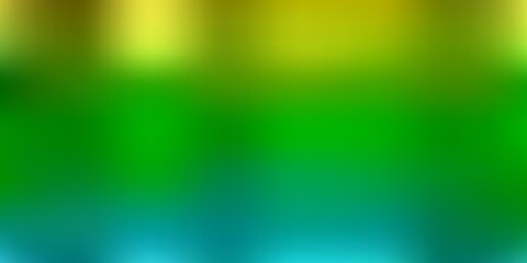 Light blue, yellow vector gradient blur pattern.