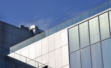 Fototapeta premium building with glass windows