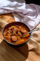 Polish Sauerkraut Kielbasa Soup