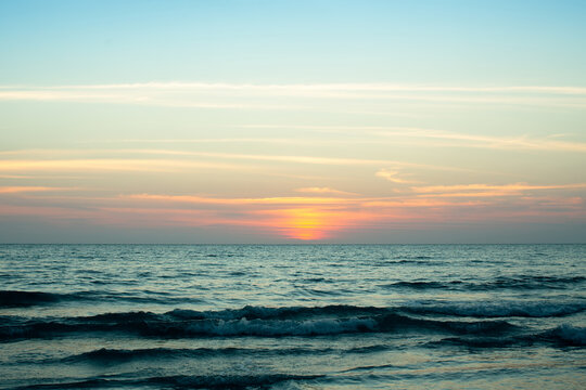 Sunset of the Sea. Thailand, Gulf of Thailand. © De Visu