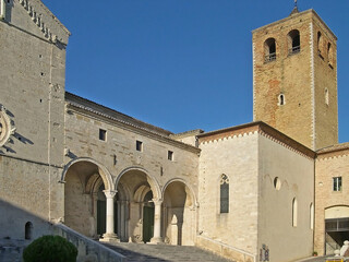Italy, Marche, Osimo, Osimo Cathedral  (Church of San Leopardo).