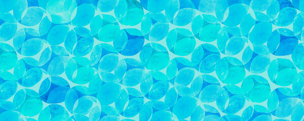 Seamless Circles Pattern. Watercolour Polka Blots 