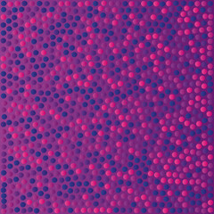 Mosaic background of small convex multicolored round dots. Vector illustration