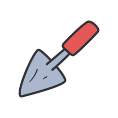spatula line and fill style icon vector design