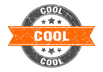 cool round stamp with ribbon. label sign