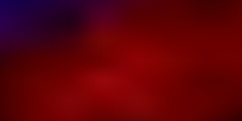 Dark blue, red vector blurred texture.