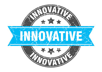 innovative round stamp with ribbon. label sign