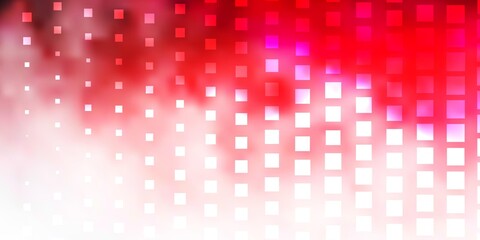 Light Pink, Red vector pattern in square style. Rectangles with colorful gradient on abstract background. Pattern for busines booklets, leaflets