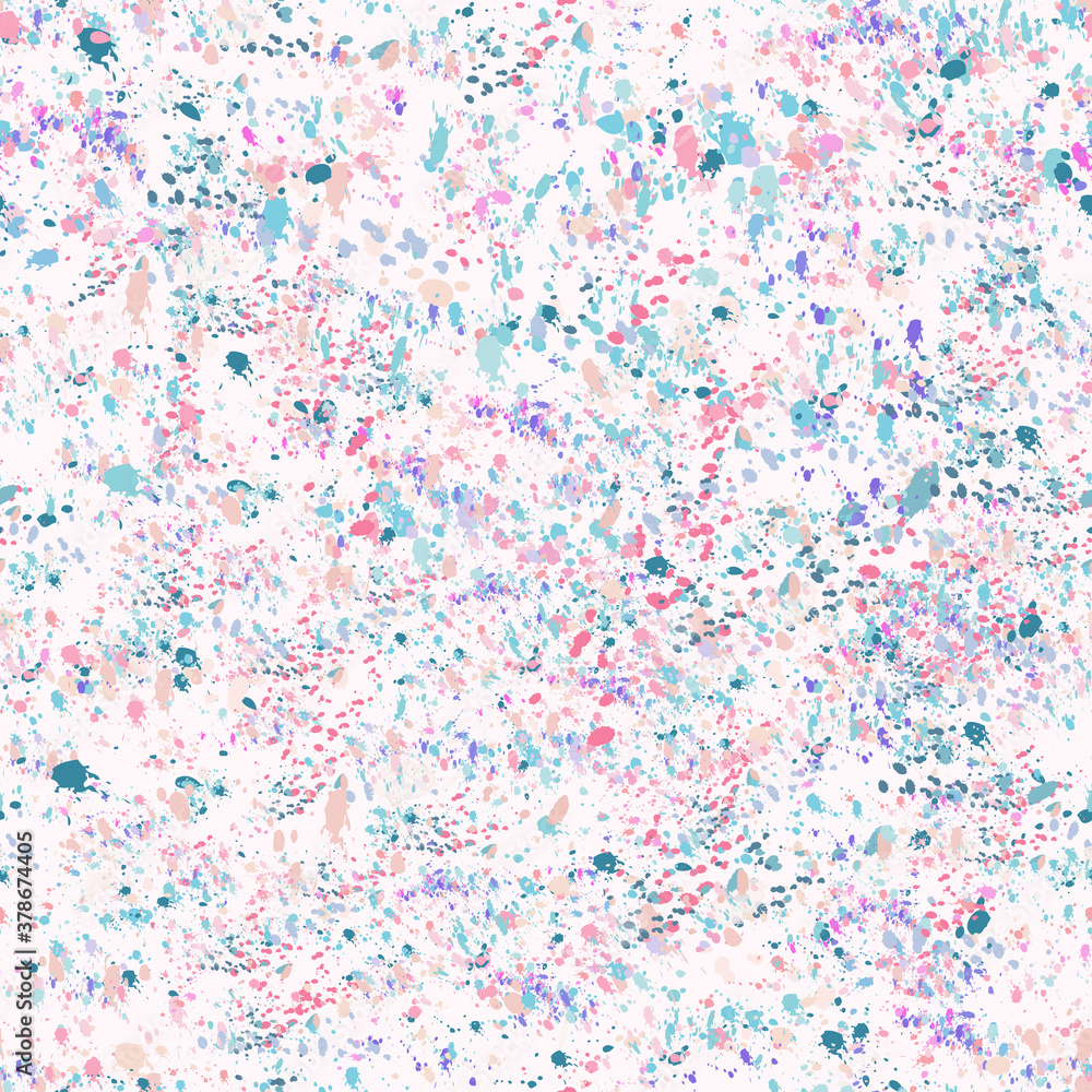 Aufkleber Abstract vector colorful pattern from inks spots