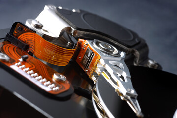 Opened Hard Drive