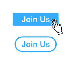 join us button, follow us icon