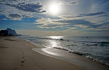 Sunrise at Barra da Tijuca Beach, Rio, Brazil