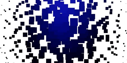 Light BLUE vector layout with lines, rectangles. Colorful illustration with gradient rectangles and squares. Pattern for busines booklets, leaflets