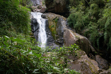Fototapeta na wymiar Cachoeira do índio em Pindamonhangaba