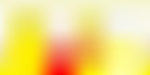 Light Orange vector blur pattern.