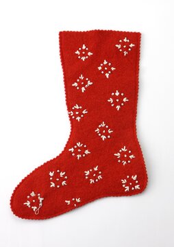 red christmas sock