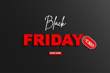 Black friday sale banners template with megaphone