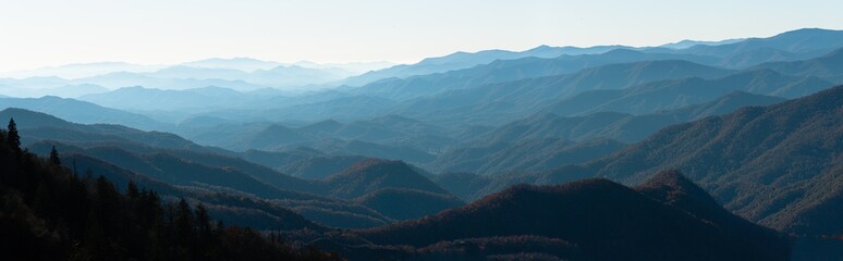 view of the Smoky mountains