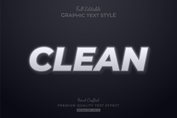 Clean Editable Text Style Effect Premium