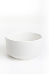 studio shot of tableware on white background