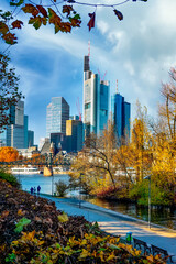 Fototapeta premium Skyline Frankfurt am Main