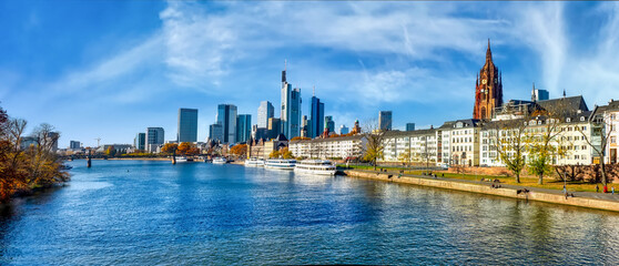 Fototapeta na wymiar Skyline Frankfurt am Main