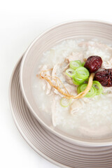 korean food, chicken porridge