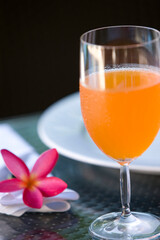 beverage on table