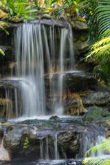 Fototapeta na wymiar Blurred waterfall