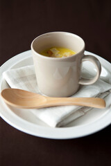 corn chowder in the cup