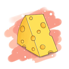 A slice of cheese