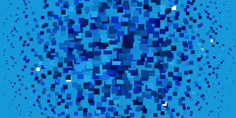 Light BLUE vector background with rectangles. New abstract illustration with rectangular shapes. Pattern for commercials, ads.