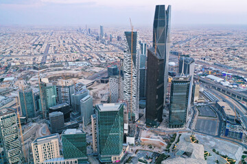  King Abdullah Financial District in Riyadh Saudi Arabia