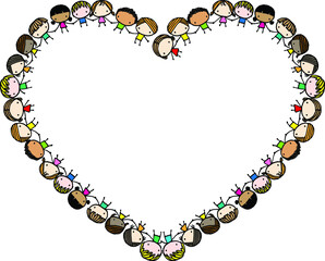 vector cartoon Children's background frame border icon