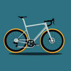 Road bicycle icon 