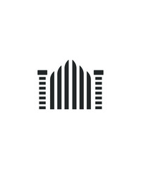 gate icon,vector best flat icon.