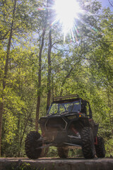 RZR on the spotlight under sunrays © Click Stock 