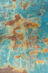 Dark rusty metal texture. Vintage effect.